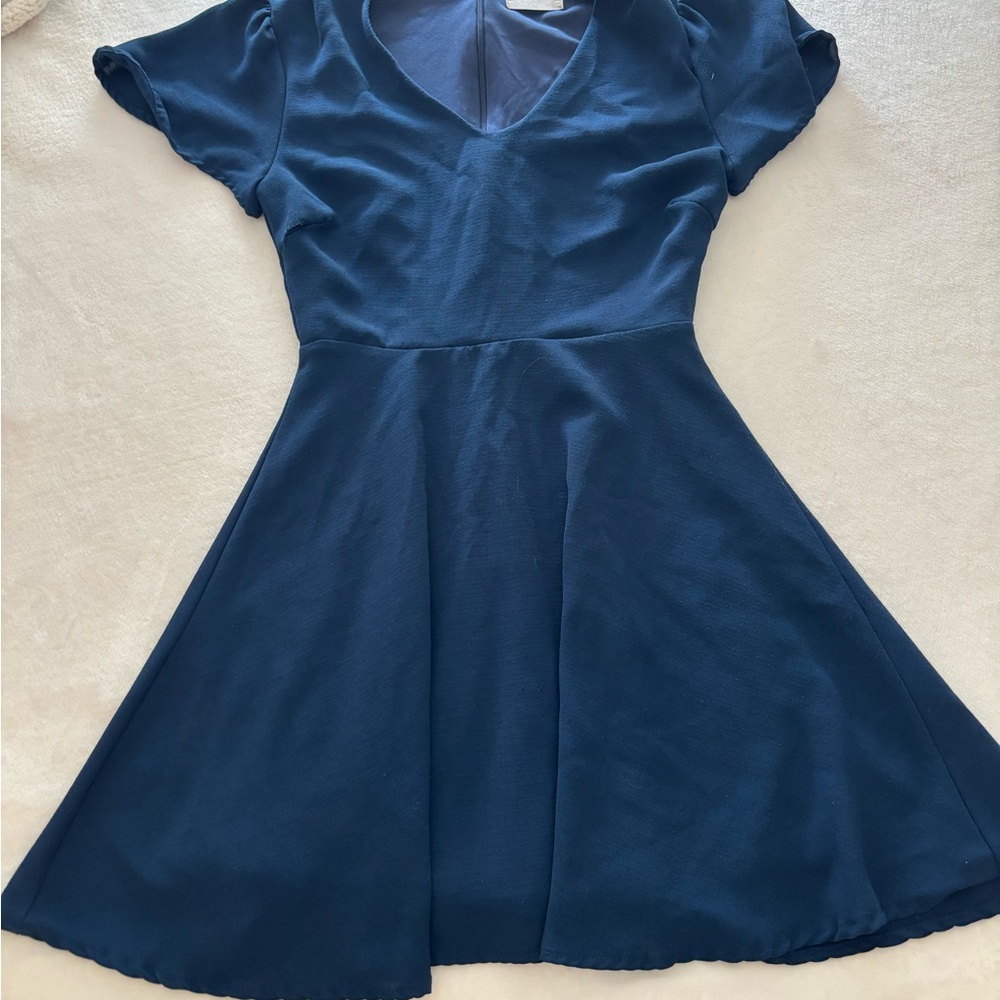 Elegant Navy Blue Dress